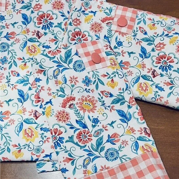 🌼Pioneer Woman ‘Maizie’ kitchen curtain set New! - Picture 5 of 10